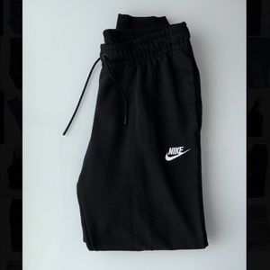 Black Nike joggers